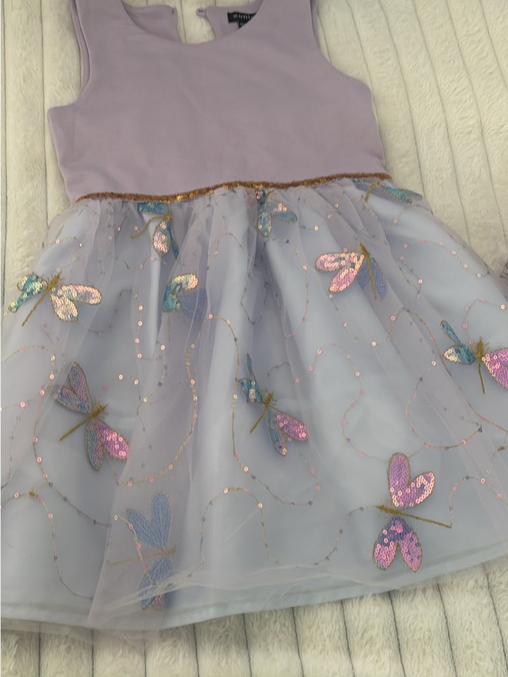 Zunie Lilac Tulle Butterfly Party Dress